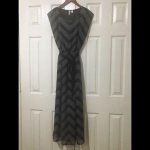 Tacera Black Maxi Dress